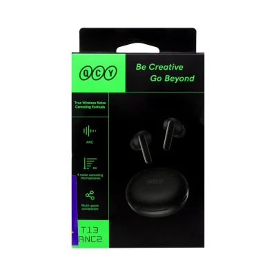 خرید و قیمت هدفون بلوتوثی کیو سی وای (QCY) مدل T13 ANC 2 در شانی مارکت